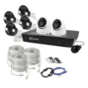 Swann 8CH 4K NVR Kit with 6 x 4K PIR Dome Security & Surveillance Cameras