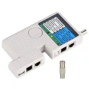 4 In 1 Network Cable Tester RJ45/RJ11/USB/BNC LAN Cable Cat5 Cat6 Wire Tester