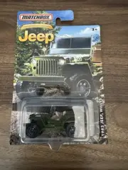 Matchbox 1943 Jeep Willys 75th Anniversary Green 1:64 Scale Military Truck Dicst