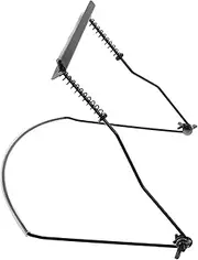 Totority Adjustable Metal Harmonica Neck Holder 10 Hole Harp Stand Harp Support Neck Strap Stylish Wind Instrument Accessory