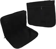 Mikinona 2pcs Oxford Car Storage Organizer Pouch for Manual Registration Insurance Compact Car Document Holder for Glove Box Driver License Cards
