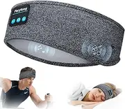 Sleep Headphones Wireless, Perytong Bluetooth Sports Headband Headphones with Ultra-Thin HD Stereo Speakers Perfect for Sleeping,Workout,Jogging,Yoga,Insomnia, Air Travel, Meditation