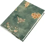 1Pc Adjustable Book Cover with Gold Stamping Stylish Protector for Notebooks Unique Fabric Design Students and Professionals