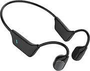 FANSAISI Bone Conduction Hearing Impaired Headsets, Wireless Hearing Assist Headphones, Open Ear Earphones with HD Sound Pickup Microphone for Hearing Loss & Conversations