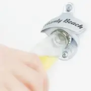 Wall Mounted Bottle Openers with Optional Cap Catcher: Theme Manly Beach
