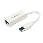 StarTech.com USB to Ethernet Adapter, USB 3.0 to 10/100/1000 Gigabit Ethernet LAN Adapter, USB to RJ45 Adapter, TAA Compliant -