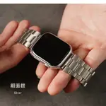 APPLE WATCH通用錶帶 SERIES 9/8/7/6/5/4/3/2/1/SE/ULTRA 切面緞光磨砂鈦錶帶