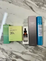 Korean Skincare Bundle Purito, Some By Mi, HaruHaru Wonder Serum Cleanser & Mist