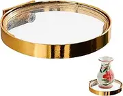 Small Wall Shelves - Bathroom Floating Wall Shelf, Decorative Round Display | Reusable Decorative Round Display Shop Shelves for Offices, Kitchen, Living Room