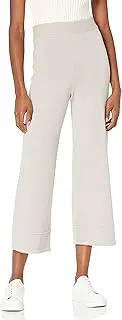 [The Drop] Women's Bernadette Pull-On Loose-Fit Cropped Sweater Pant, Porpoise, XS