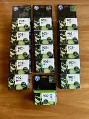 Lot (17) HP 902XL Color Yellow Magenta Cyan Ink Cartridges Expired 902 Sealed