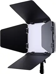 Amaran Pano 120c Barn Doors for Pano 120c Panel Light - 4-Blade Adjustable Light Control, Soft Diffusion Plate, Quick Installation, Portable for Photography and Video