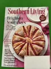 Southern Living Magazine March 2022 Rhubarb Pie Desserts Cake Spring Dinner Cook