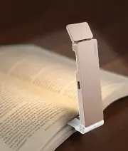 Reading Light USB Rechargeable Book Light for Reading in BedFoldable Clip-on ...