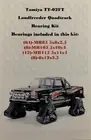 Tamiya Landfreeder Quadtrack 58690 TT-02FT Sealed Bearing Kit