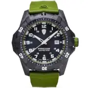 ProTek Carbon Dive 1000 Series Tritium Green Watch - Brand New