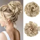 Hair Bun Ponytail Thick Curly Messy Bun Hair Piece Scrunchie Updo Hair Extension