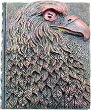 Journal with Eagle Embossed,Vintage Notebook Embossed Resin - Note Book with Eagle Printed, Vintage Cool Notebook for D&D