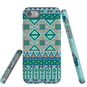 For iPhone SE 5G (2022), SE (2020) / 8 / 7 Case Tough Protective Cover Bohemian Pattern