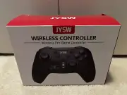 JYSW WIRELESS PRO GAME CONTROLLER COMP W/ SWH CONSOLE BLACK ERGO NIB