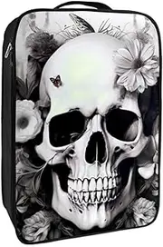 [YTYVAGT] Shoe Bags for Travel,Travel Shoe Bags for Packing,Shoe Travel Bag,Flower Art Skull Pattern