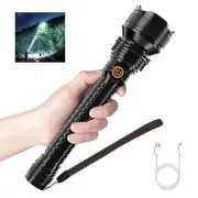 Rechargeable LED Flashlights 7100 High Lumens, Super Bright Powerful Flashlig...