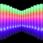 BRAND NEW 24PCS Light Up Foam Sticks LED Wands Batons Flashing Glow 16" PARTY