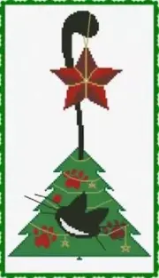 Alessandra Adelaide Needleworks Cross Stitch Pattern - AAN339 Meow Christmas