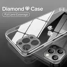 For iPhone 16 15 14 13 Pro Max 12 11 XS XR ShockProof Clear Silicone Case Cover