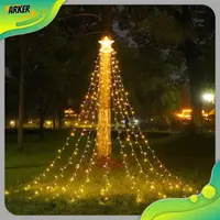 在飛比找蝦皮商城精選優惠-Ak 戶外聖誕裝飾品燈 350 LED 3.5M 高度 8 