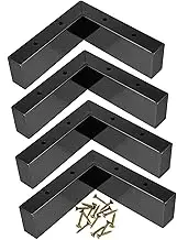 Veemoon 4 Pack Bed Foot Mat Riser for Furniture Iron Bed Risers for Chair Couch Sofa Recliner Desk Piano