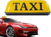 Taxi Sign - Retro Taxi Roof Sign, Taxi Light Up Roof Lamp | Portable Car Taxi Light Decor, Multipurpose Cab Roof Top Light, Vehicle Taxi Sign, Taxi Sign Light for 12v Car, (13.23x6.06x4.45 Inches)
