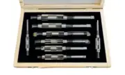 Adjustable Hand Reamer Set of 8 Pcs Size H4 To H11 15/32" To 1.1/16"