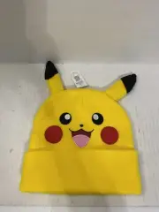 Pokémon Pikachu 2024 Yellow Knit Beanie Hat Youth OSFM New