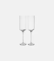 [Zaha Hadid Design] Zaha Hadid Design Hew set of 2 champagne flute glasses