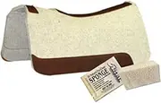 5 Star Equine - 3/4" Thick Western Contoured All Around Saddle Pad 30" x30 Great for Barrel Racing, Trail Riding & Roping. Free Saddle Pad Cleaner Shipped Separately