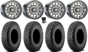 Sedona Sano Bdlk 15x7 Wheels Ct 35" Incursion A/T Tires RZR XP 1000 / PRO XP