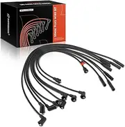 A-Premium 9PCS Spark Plug Wires Compatible with Ford Mustang, E-100 E-200 E-300 Econoline, Bronco, GT40, Custom, Fairlane, Falcon & Buick Skylark & Lincoln Mark IV & Mercury Comet & Oldsmobile 98