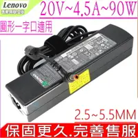 在飛比找PChome24h購物優惠-聯想變壓器-20V 4.5A,90W-咖啡色接頭- idea