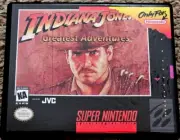 Indiana Jones Greatest Adventures Super Nintendo SNES Box BEST Quality Available