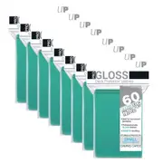 8x 60pc Ultra Pro Mini Deck Gaming Card Sleeve Acid Free Protector 62x89mm Aqua