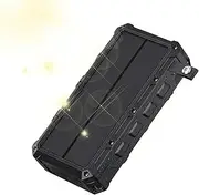 Portable Solar Charger – Crank Generator, Wireless Battery Pack | High-Capacity Outdoor Powerbank, Built-In LED Light with SOS Mode, Compass Tool for Camping, Travel, Emrgency Use