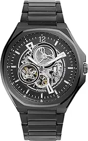 [FOSSIL] Watch Evanston BQ2621 Men's Black, Black