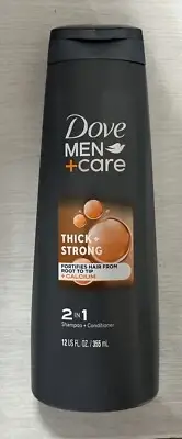 Dove Men+Care Thick & Strong Fortifying 2-in-1 Shampoo + Conditioner, 12 Fl Oz