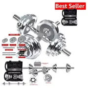 Versatile Adjustable Dumbbell and Barbell Fitness Set with Heavyweight Options