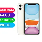 Apple iPhone 11 (64GB, White) - Refurbished (Excellent)
