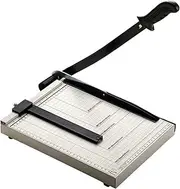 Guillotine, A4 Paper Cutter, Blade Gridded Photo Trimmer Craft Machine for Offices, Schools, Businesses and Printing Shops