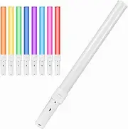 RGB LED Tube Light Handheld Video Wand 7 Color Effects Battery Rechargeable for Vlog Live Streaming Portrait Photography