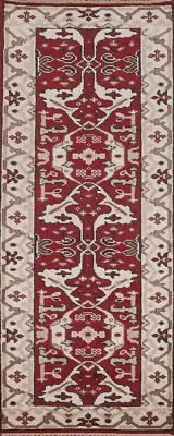 Traditional New Oushak Indian 8 ft. Runner Rug Hallway Carpet" 3x8