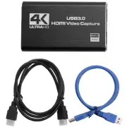 10X(Audio Video Capture Card, 4K USB 3.0 Capture Adapter Video Converter9623